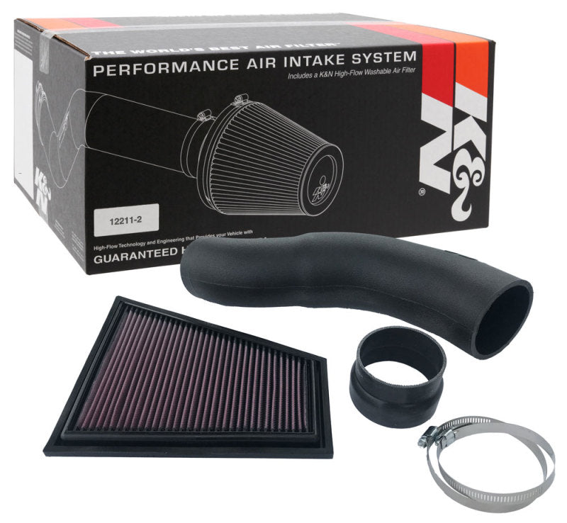 K&N 11-17 BMW 520i/528i N20 2.0L F/I Performance Air Intake System - DTX Performance