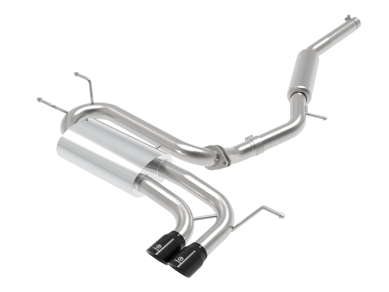 aFe Takeda 2-1/2in SS-304 Cat-Back Exhausts w/ Black Tip 16-19 Mazda MX-5 Miata ND 2.0T - DTX Performance