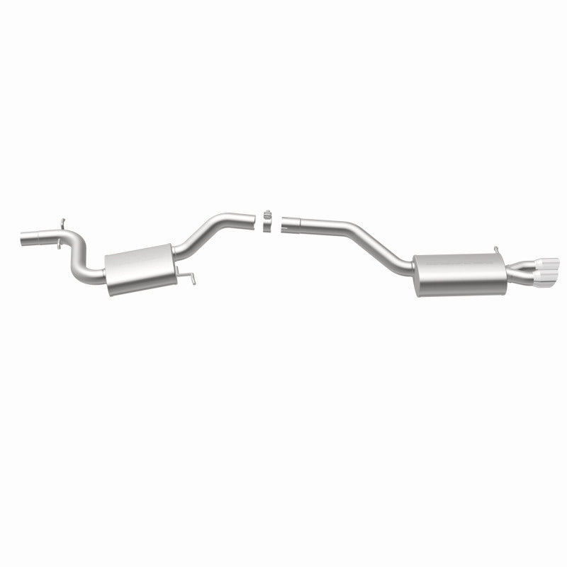 MagnaFlow 12 VW Jetta 2.0L Turbocharged Dual Straight D/S Rear Exit Stainless Cat Back Perf Exhaust - DTX Performance