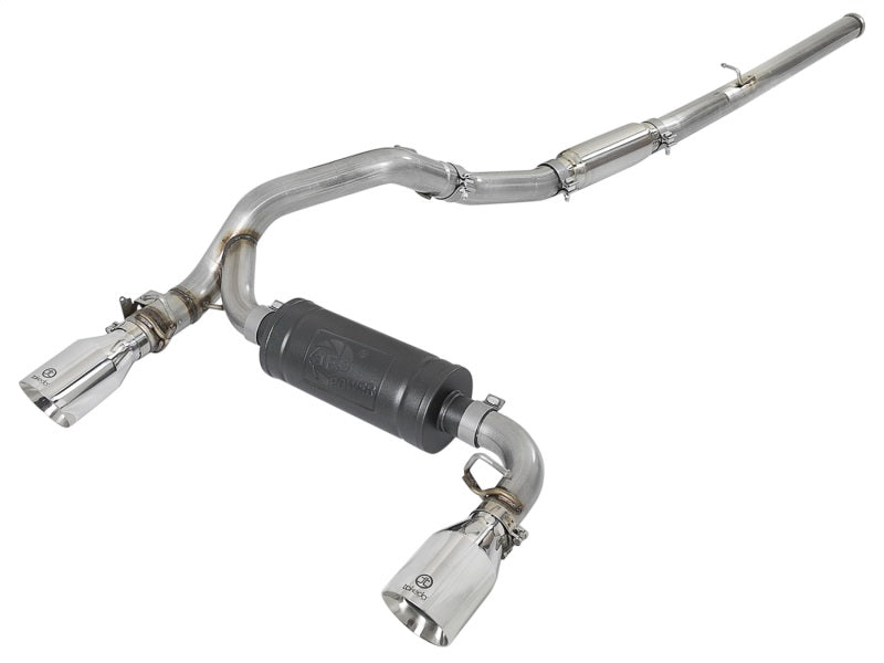 aFe Takeda 3in 304 SS Cat-Back Exhaust w/ Polished Tip 16-18 Ford Focus RS 2.3L (t) - DTX Performance