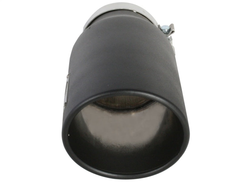 aFe MACH Force-XP 409 SS Right Side Single Wall Exhaust Tip 5in Inlet x 7in Outlet x 15in L - DTX Performance