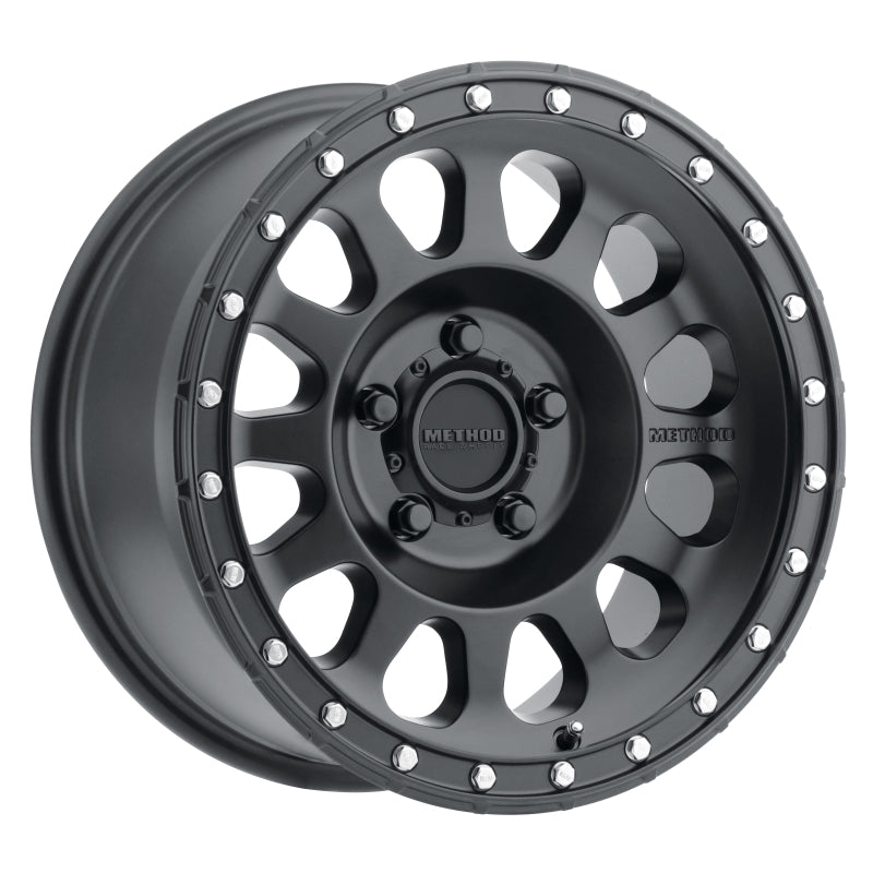 Method MR315 17x8.5 0mm Offset 5x150 110.5mm CB Matte Black Wheel - DTX Performance