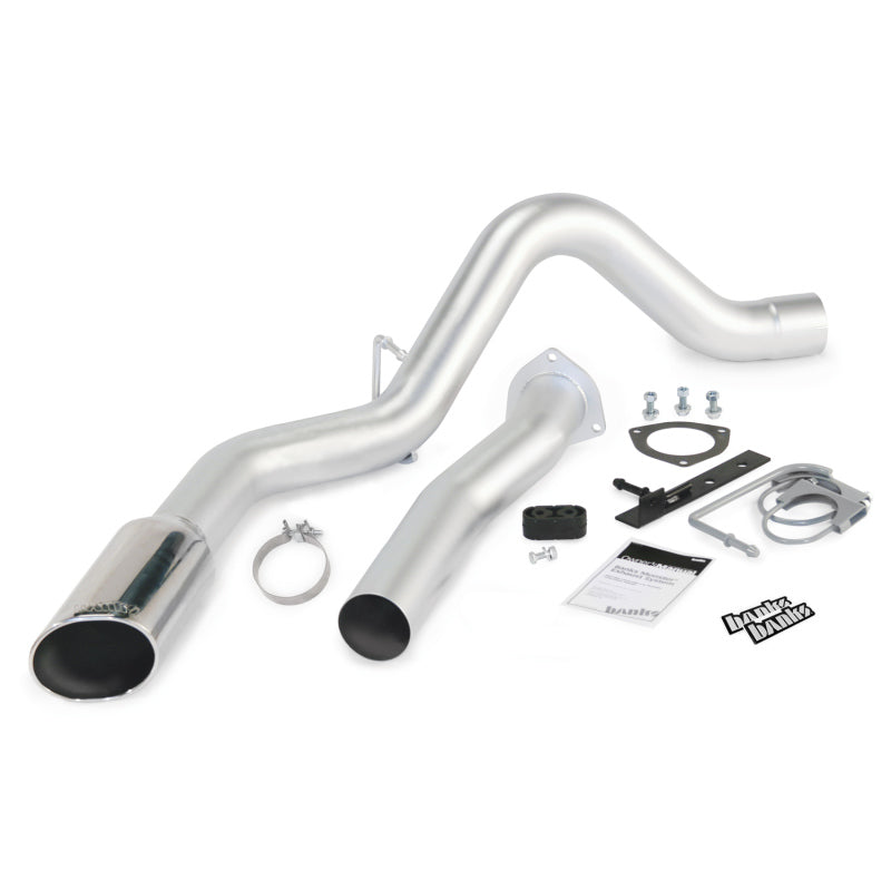 Banks Power 07-10 Chevy 6.6L LMM ECSB-CCLB Monster Exhaust System - SS Single Exhaust w/ Chrome Tip - DTX Performance