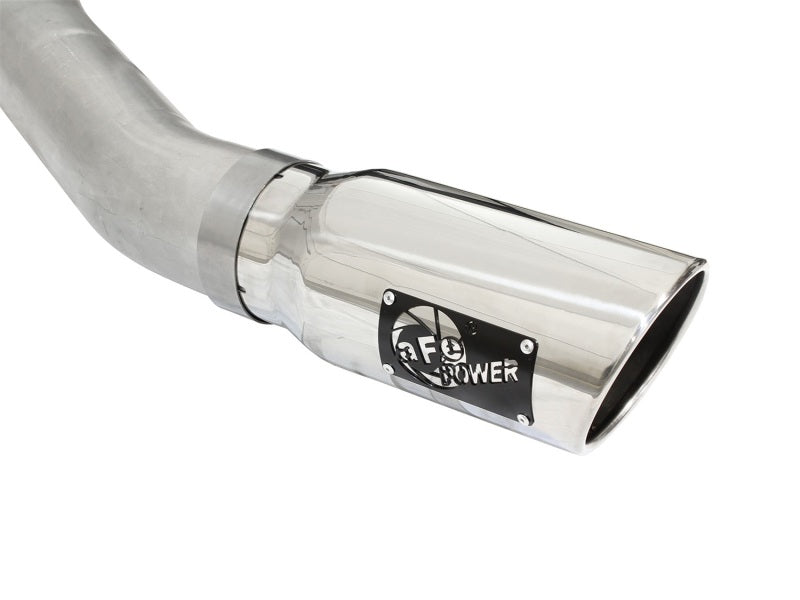 aFe MACHForce XP SS Exhaust 4in Cat-Back w/ Polish Tip 2015 Ford F-150 EcoBoost V6 2.7/3.5Ltt - DTX Performance