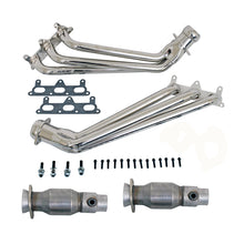 Load image into Gallery viewer, BBK 10-11 Camaro V6 Long Tube Exhaust Headers With Converters - 1-5/8 Chrome - DTX Performance