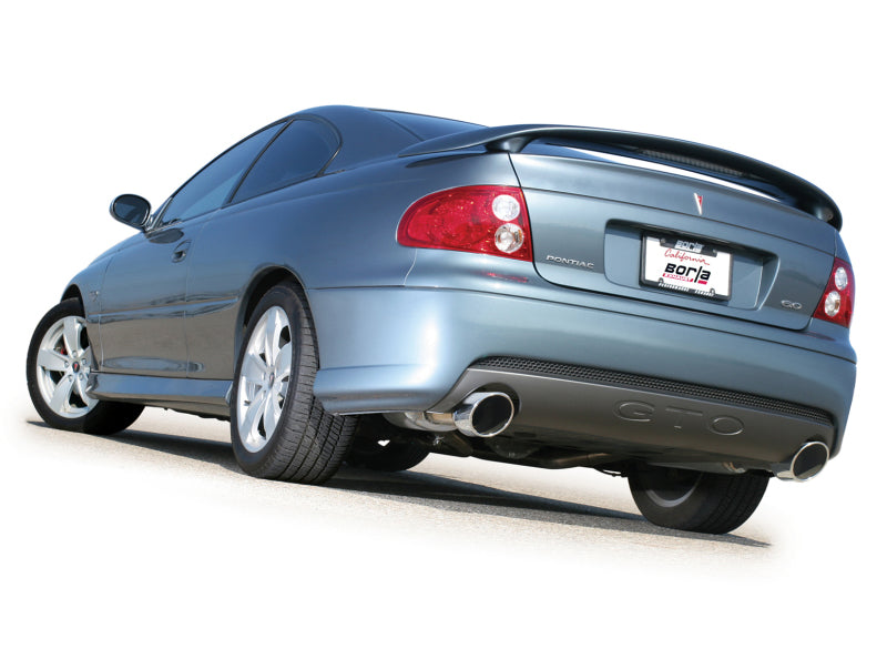 Borla 05-06 Pontiac GTO Coupe 2dr 6.0L 8cyl AT/MT 4spd/6spd RWD SS Catback Exhaust w/ inXin Pipe - DTX Performance