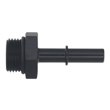 Load image into Gallery viewer, DeatschWerks 8AN ORB Male to 5/16in Male EFI Quick Connect Adapter - Anodized Matte Black - DTX Performance