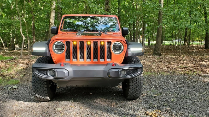 Oracle Pre-Runner Style LED Grille Kit for Jeep Gladiator JT - Amber - DTX Performance