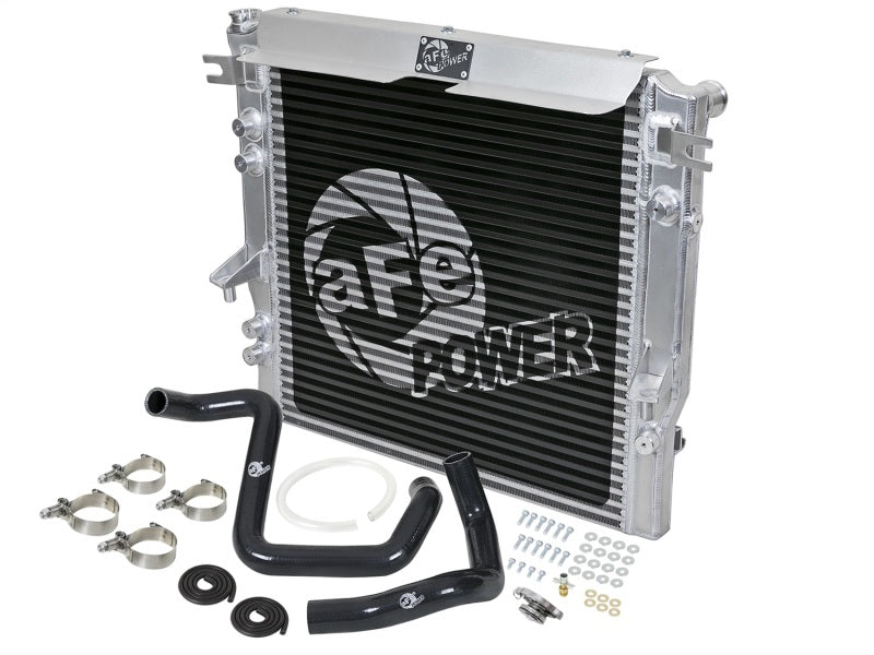 aFe BladeRunner GT Series Bar and Plate Radiator w/ Black Hoses 12-18 Jeep Wrangler (JK) V6 3.6L - DTX Performance