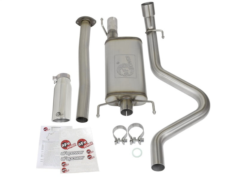 aFe MACH Force XP Cat-Back Stainless Steel Exhaust Syst w/Polished Tip Toyota Tacoma 05-12 L4-2.7L - DTX Performance