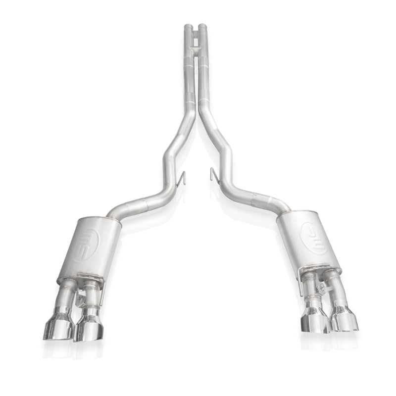 Stainless Works 2020 Ford GT500 Legend Catback H-Pipe Exhaust Factory Connect - Polished Tips - DTX Performance