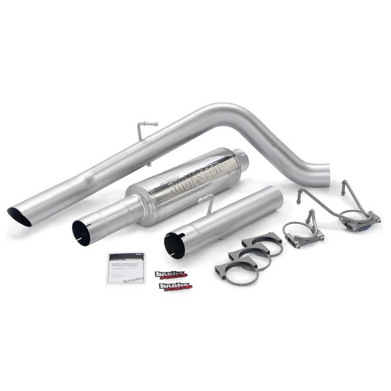 Banks Power 03-04 Dodge 5.9L w/4in Catted Outlet Monster Sport Exhaust System - DTX Performance