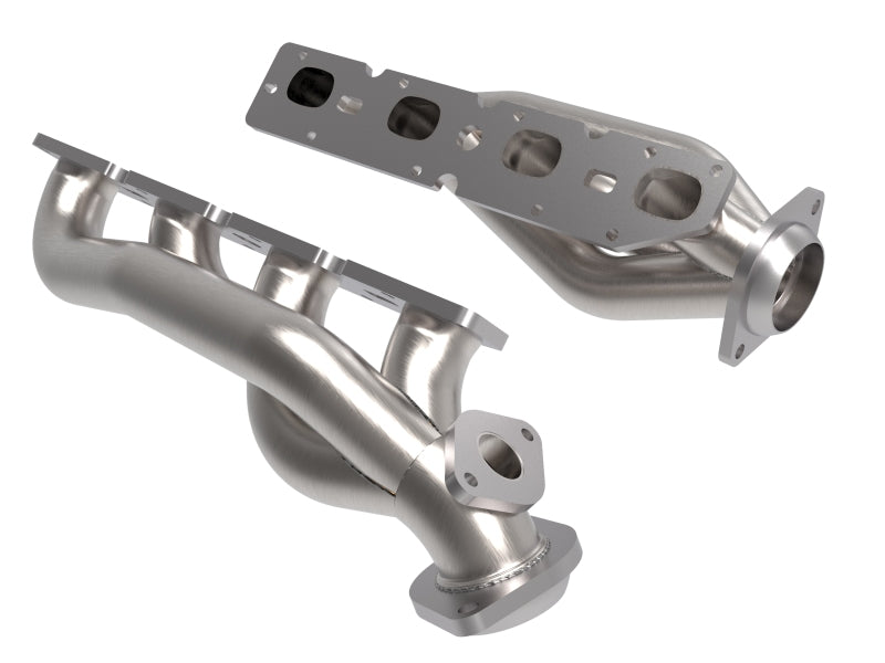 aFe Power Twisted Steel 304SS Shorty Header 19-21 Ram 2500/3500 V8-6.4L - DTX Performance