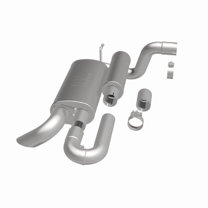 MagnaFlow 18-23 Jeep Wrangler JL 2.0L/3.6L Overland Series Axle-Back Exhaust - DTX Performance