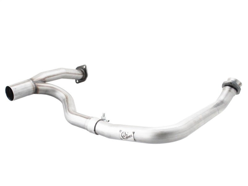 aFe Power Twisted Steel Y-Pipe Aluminized 2in 12-14 Jeep Wrangler (JK) V6 3.6L (4dr) - DTX Performance