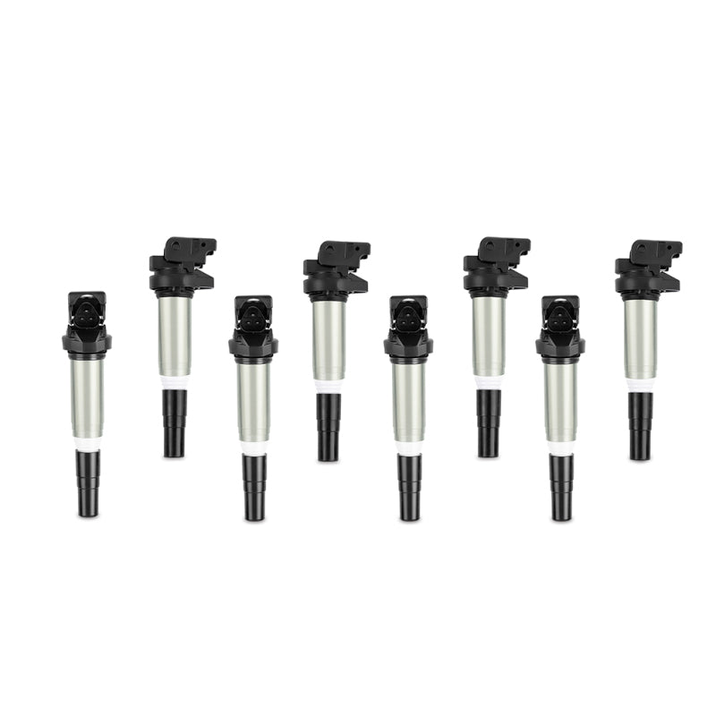 Mishimoto 2002+ BMW M54/N20/N52/N54/N55/N62/S54/S62 Eight Cylinder Ignition Coil Set of 8 - DTX Performance