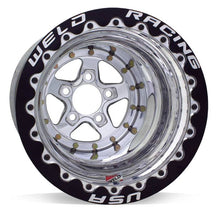 Load image into Gallery viewer, Weld Alumastar 2.0 15x10 / 5x4.75 BP 1.7 / 5in. BS Polished CTR Wheel - Non-Beadlock - DTX Performance