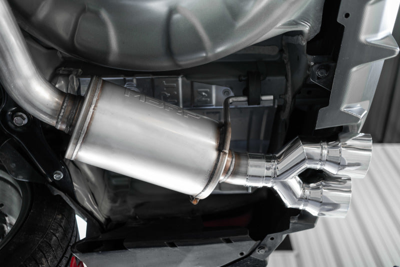 MBRP 15-19 Subaru WRX 2.0L/STI 2.5L 3in Dual Split Rear Exit w/ 3.5in CF Tips - T304 Street Version - DTX Performance