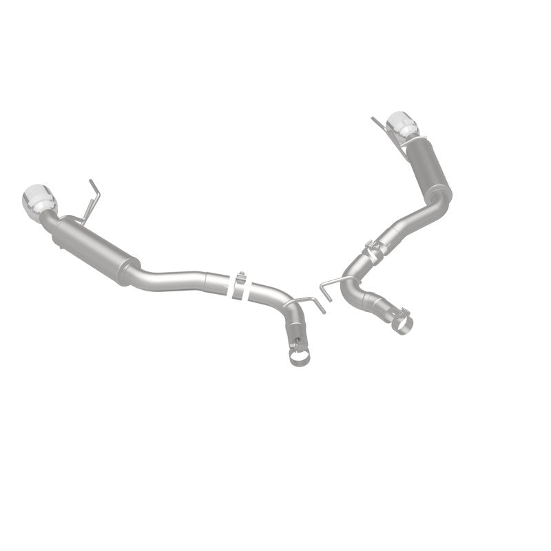 MagnaFlow Axle Back, SS, 2.5in, Competition, Dual Split Polish 4.5in Tip 2015 Ford Mustang Ecoboost - DTX Performance