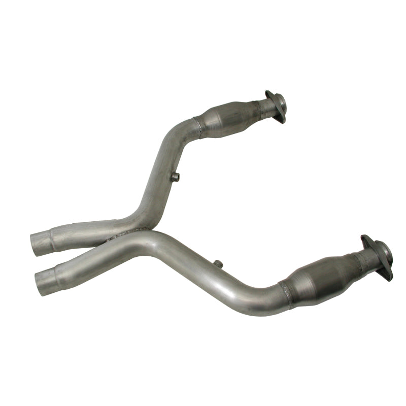 BBK 11-14 Mustang 5.0 Short Mid X Pipe With Catalytic Converters 3.0 For BBK Long Tube Headers - DTX Performance