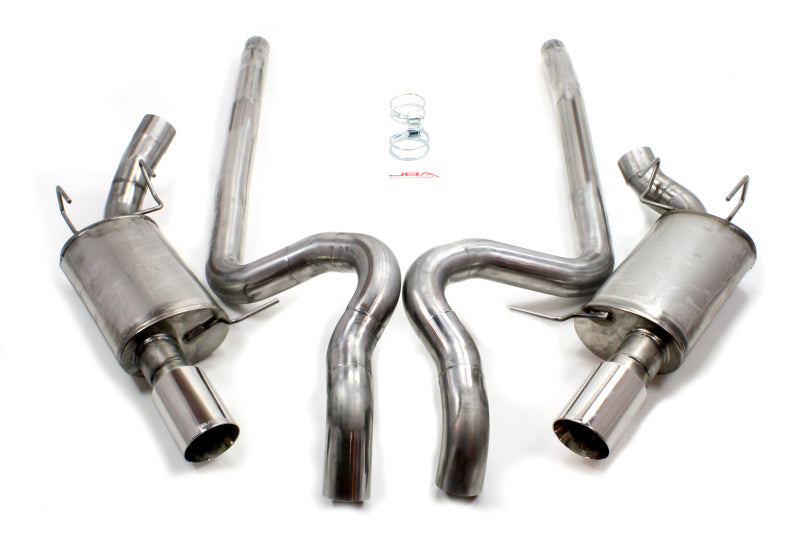 JBA 11-14 Ford Mustang GT/GT500 5.0L/5.4L/5.8L 409SS Dual Rear Exit Cat-Back Exhaust - DTX Performance