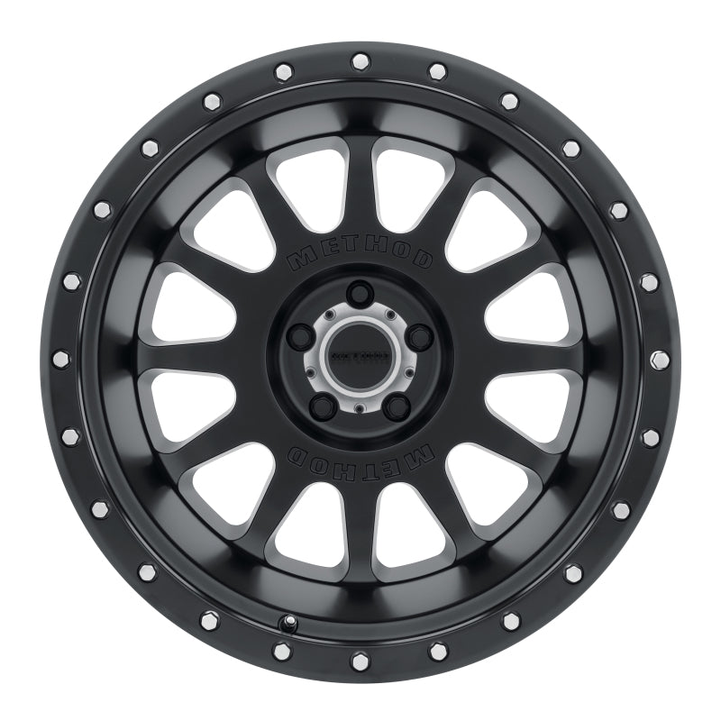 Method MR605 NV 20x9 -12mm Offset 5x5 71.5mm CB Matte Black Wheel - DTX Performance