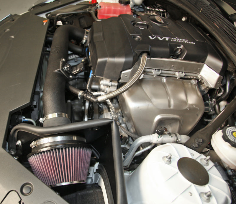 K&N 63 Series Aircharger Performance Intake Kit 13-15 Cadillac ATS 2.5L L4 F/I - DTX Performance