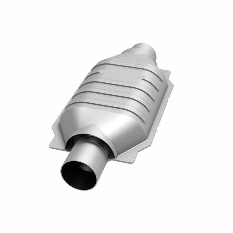 MagnaFlow Conv Universal-Fit 2.25in Inlet/Outlet Center/Center Oval 12in Body/7in Width - DTX Performance