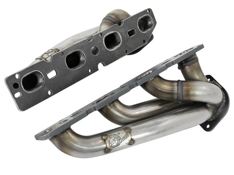 aFe Power Twisted Steel 304SS Shorty Header 09-18 Dodge Challenger / Charger V8-5.7L - DTX Performance