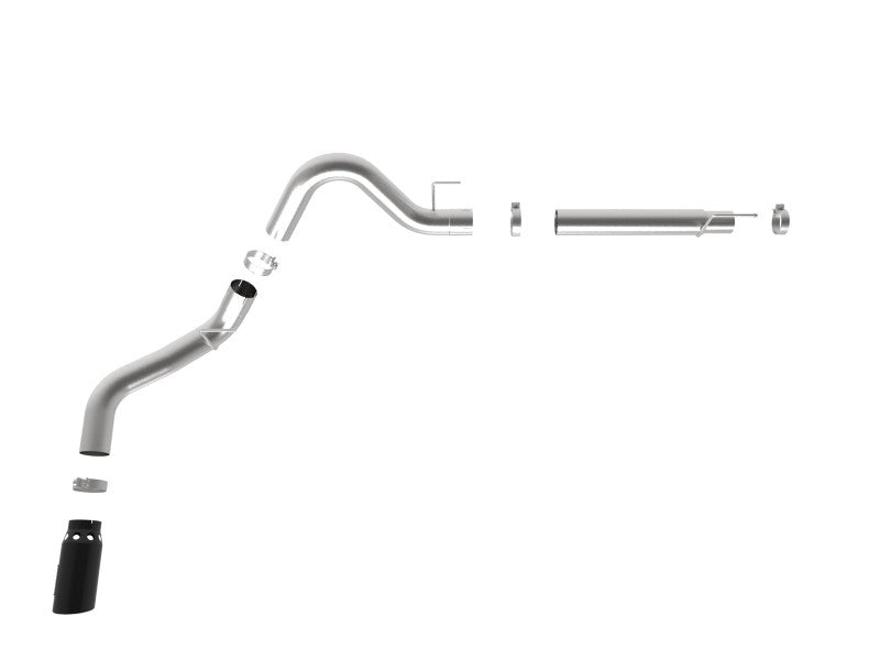 aFe 2021 Ford F-150 V6-3.0L (td) Large Bore 409 SS DPF-Back Exhaust System - DTX Performance