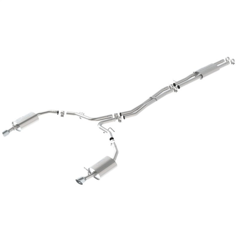 Ford Racing 10-17 Taurus Sho Cat-Back Touring Exhaust System - Chrome Tips - DTX Performance