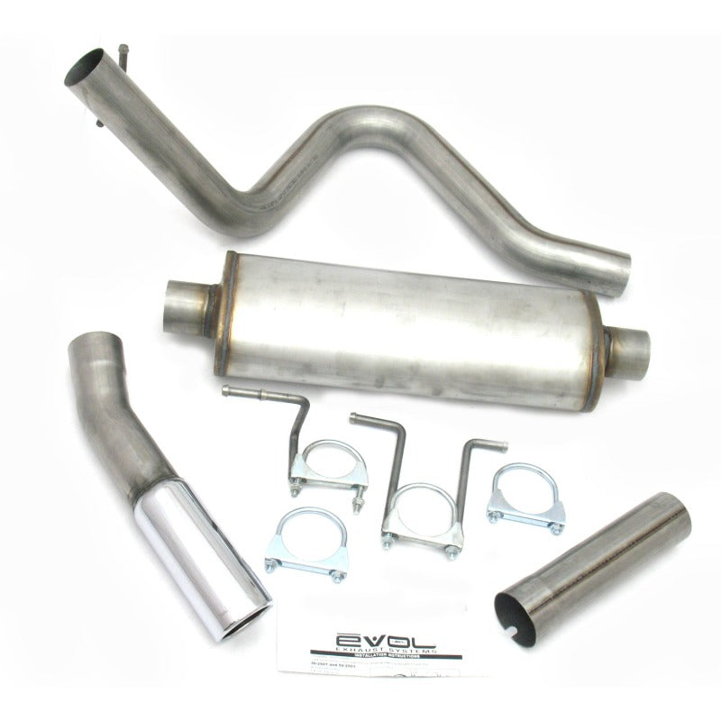 JBA 99-05 Ford Excursion 5.4L/6.8L 409SS Pass Side Single Exit Cat-Back Exhaust - DTX Performance