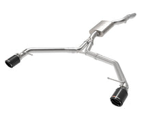 Load image into Gallery viewer, afe MACH Force-Xp 13-16 Audi Allroad L4 SS Axle-Back Exhaust w/ Carbon Tips - DTX Performance