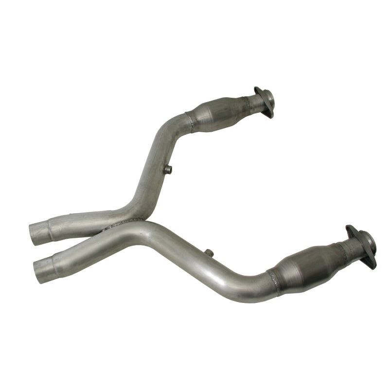 BBK 05-10 Mustang 4.6 Short Mid X Pipe With Catalytic Converters 2-3/4 For BBK Long Tube Headers - DTX Performance