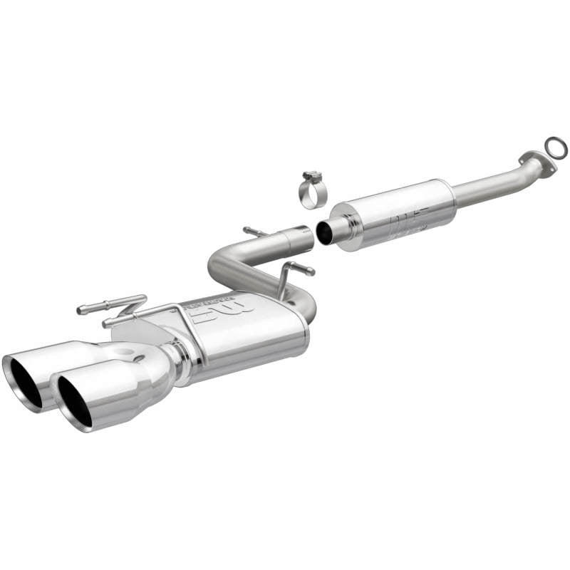 MagnaFlow CatBack 18-19 Toyota Camry SE 2.5L Street Series Single Exit Polished Stainless Exhaust - DTX Performance