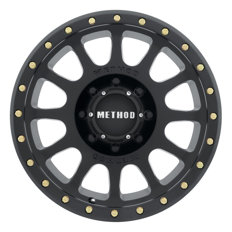 Method MR305 NV 16x8 0mm Offset 8x6.5 130.81mm CB Matte Black Wheel - DTX Performance