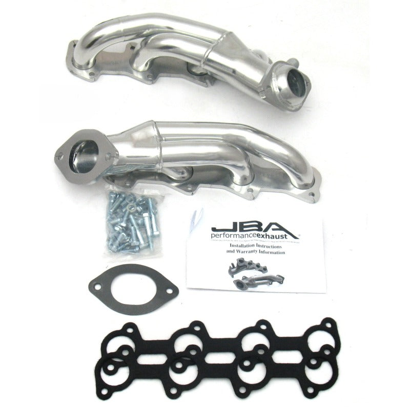 JBA 99-04 Ford Mustang 4.6L 2V 1-5/8in Primary Silver Ctd Cat4Ward Header - DTX Performance