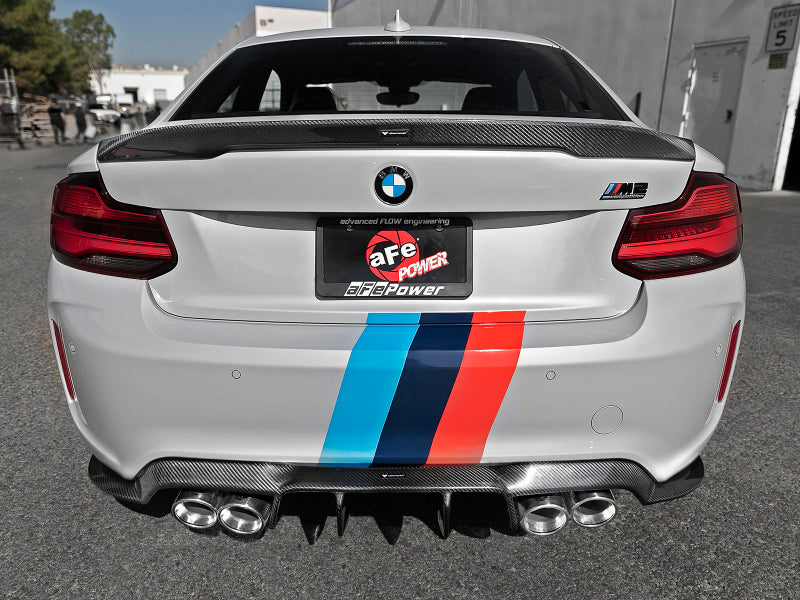 aFe MACHForce XP Exhausts Cat-Back SS 19-21 BMW M2 Competition L6-3.0L w/Polished Tips - DTX Performance