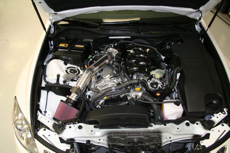 K&N 07-09 Lexus GS35 V6-3.5L Polished Typhoon Intake - DTX Performance