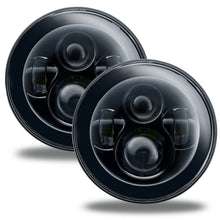 Load image into Gallery viewer, Oracle 7in High Powered LED Headlights - NO HALO - Black Bezel - DTX Performance