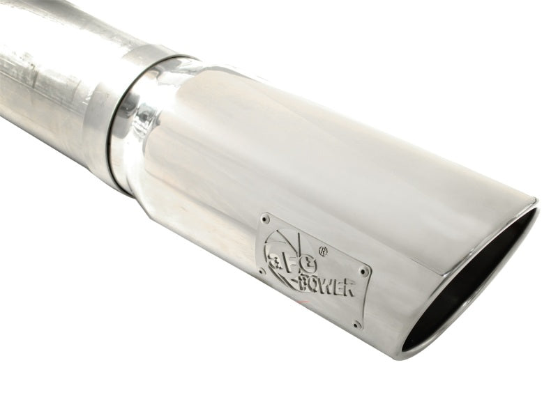 aFe Atlas Exhaust DPF-Back Aluminized Steel Exhaust Dodge Diesel Trucks 07.5-12 L6-6.7L Polished Tip - DTX Performance