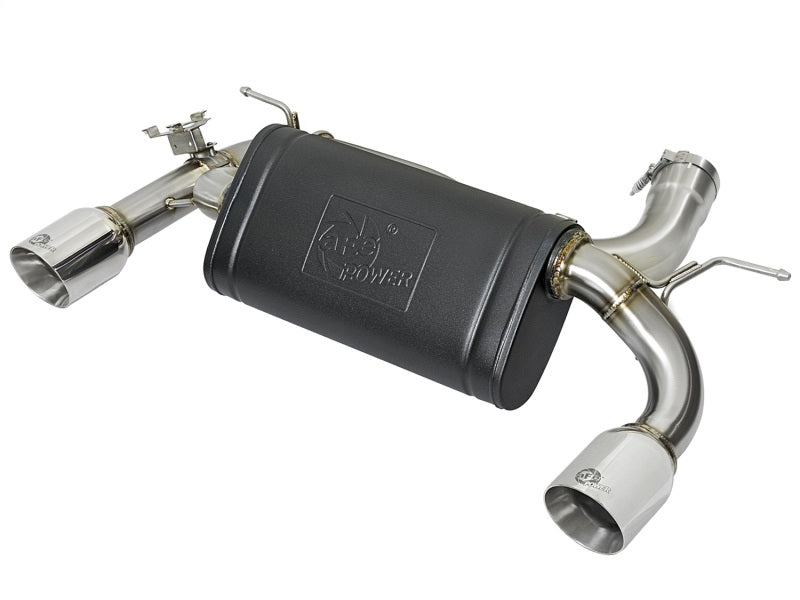 aFe MACHForce XP Exhausts Axle-Back 12-15 BMW 335i 3.0T (SS w/Polished Tips) - DTX Performance