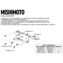 Load image into Gallery viewer, Mishimoto 2021+ Ford Bronco Modular Bumper License Plate Relocation - DTX Performance