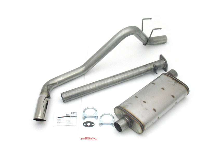 JBA 00-04 Toyota Tacoma (Xtra Cab) 3.4L 409SS Pass Side Single Exit Cat-Back Exhaust - DTX Performance