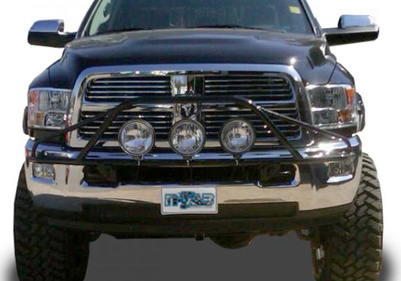 N-Fab Pre-Runner Light Bar 10-17 Dodge Ram 2500/3500 - Gloss Black - DTX Performance