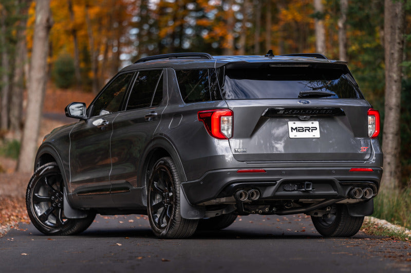 MBRP 20-21 Ford Explorer ST 3.0L EcoBoost Dual Rear Exit Axle Back w/ Quad Carbon Fiber Tips - T304 - DTX Performance