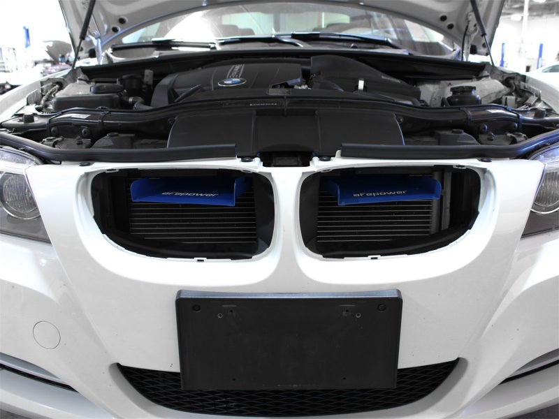 aFe MagnumFORCE Intakes Scoops AIS BMW 335i (E90/92/93) 07-13 L6-3.0L (Blue) - DTX Performance