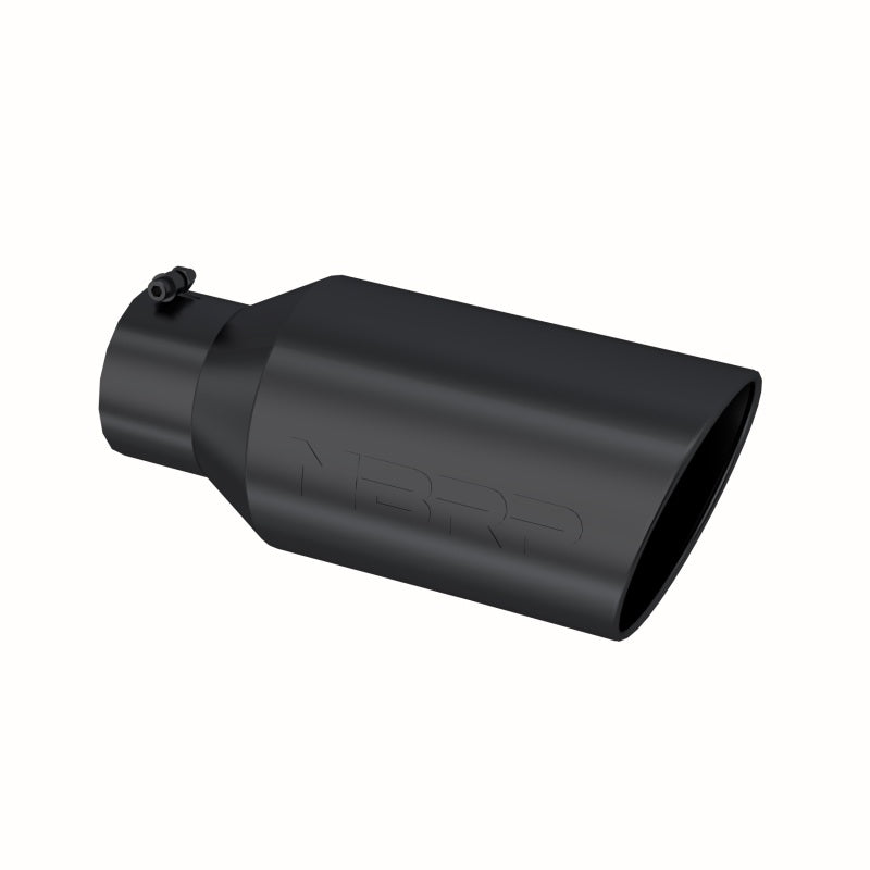 MBRP Universal Tip 8in OD Rolled End 5in Inlet 18in Length T304 - Black - DTX Performance