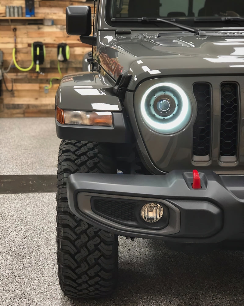 Oracle Jeep JL/Gladiator JT Oculus Switchback Bi-LED Projector Headlights - Amber/White Switchback - DTX Performance