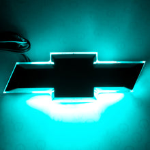 Load image into Gallery viewer, Oracle Illuminated Bowtie - Flat Black Center - Dual Intensity - Aqua - DTX Performance